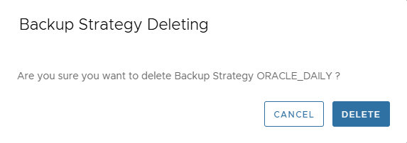 Delete Backup Strategy
