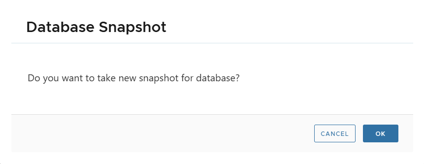 Snapshot confirmation