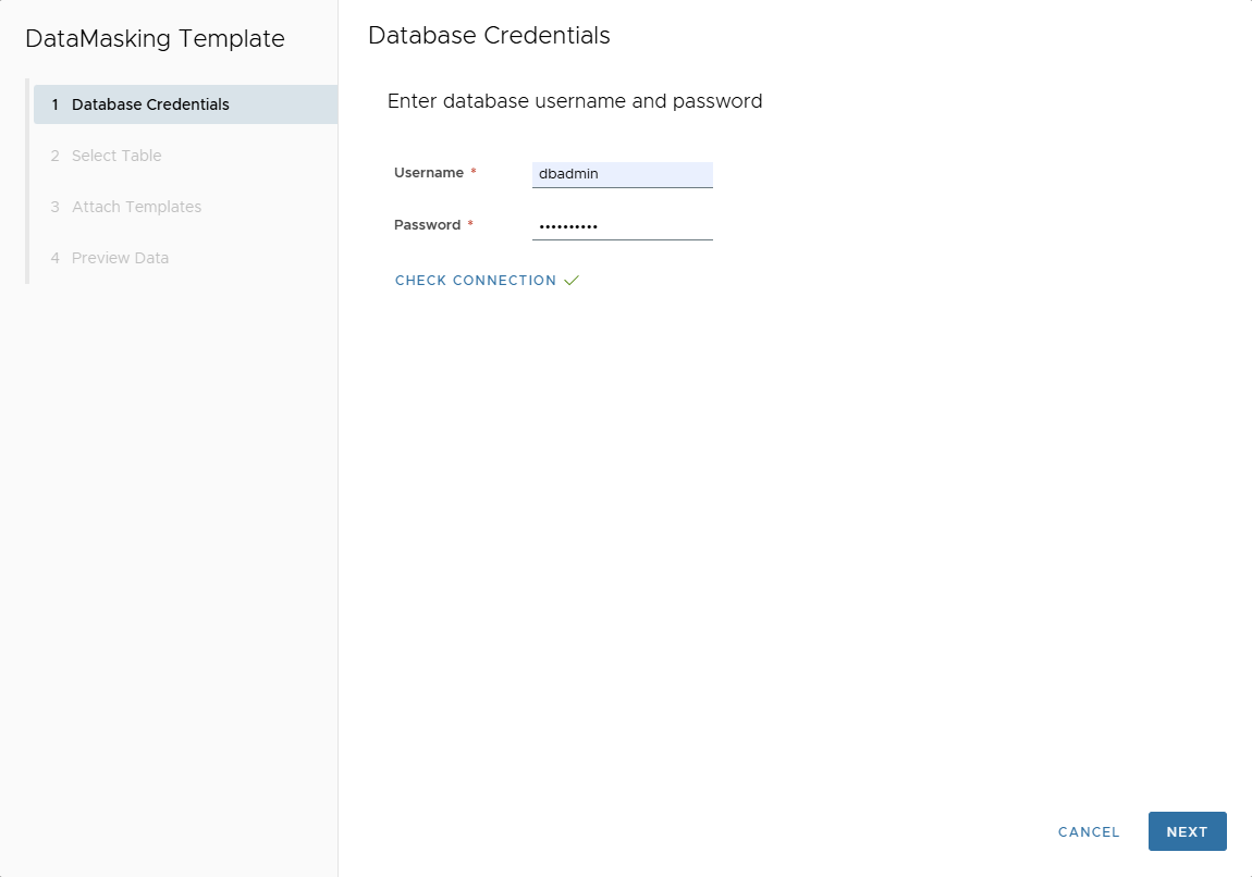 Check DM credentials