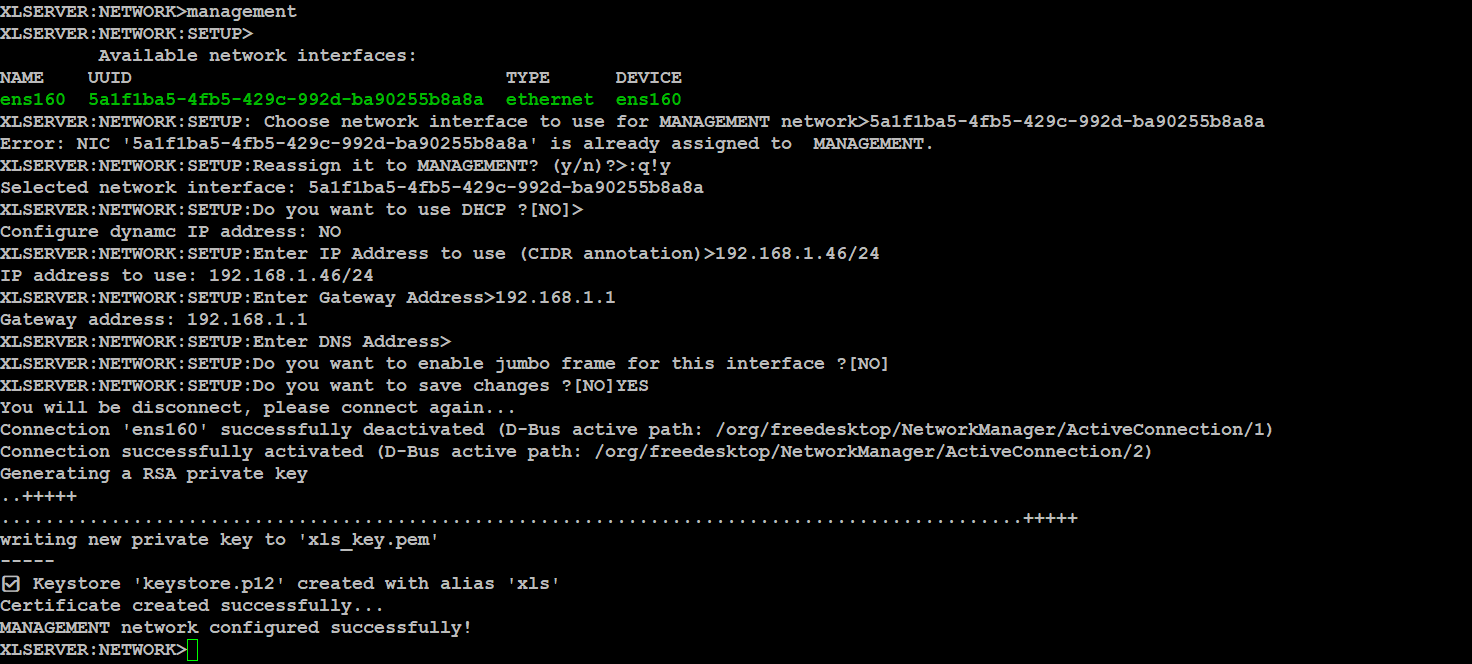 cli-network-management